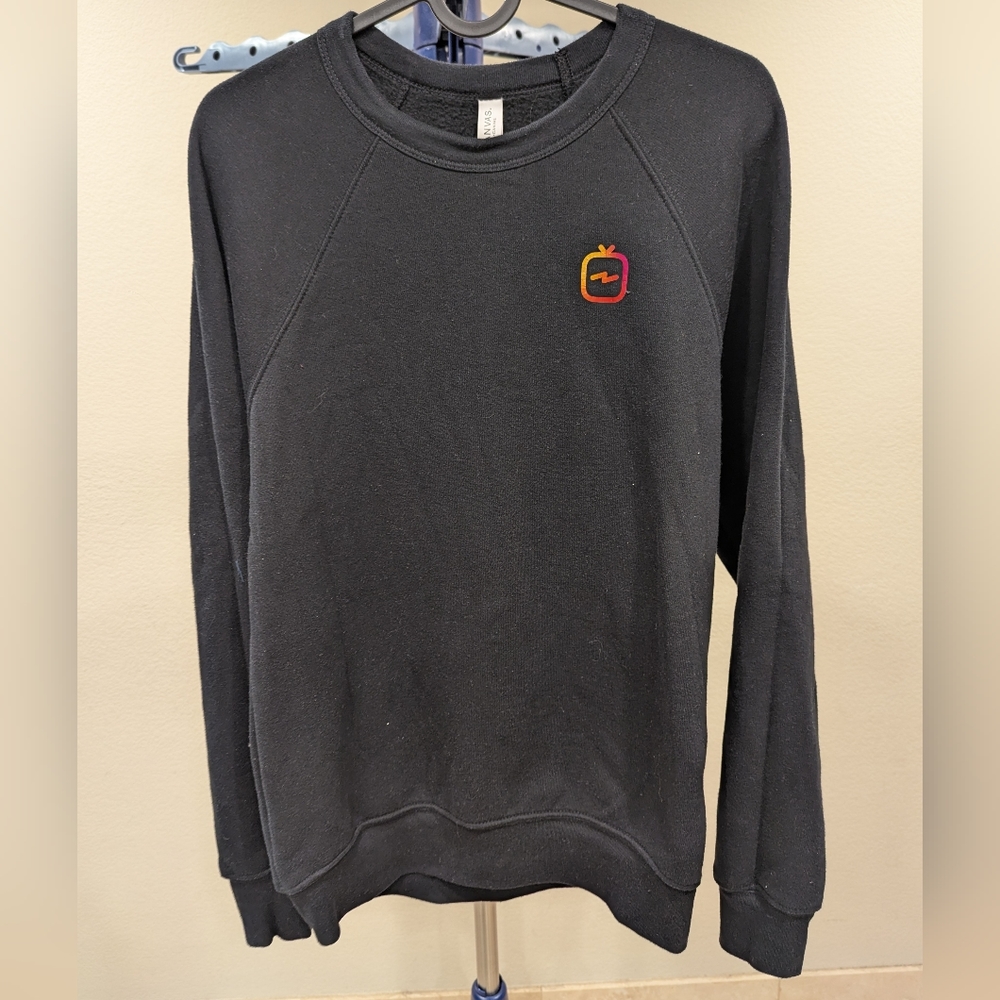 IGTV Sweatshirt Unisex S Black
